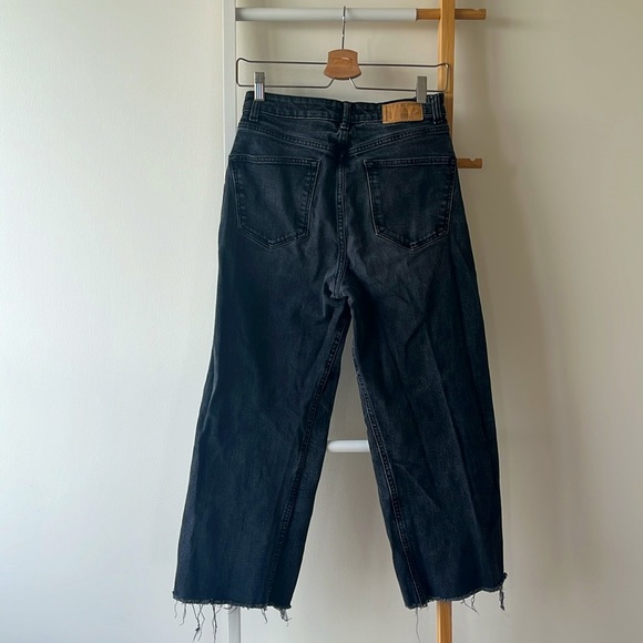 Black wide leg Frank & Oak jeans - Picture 2 of 2